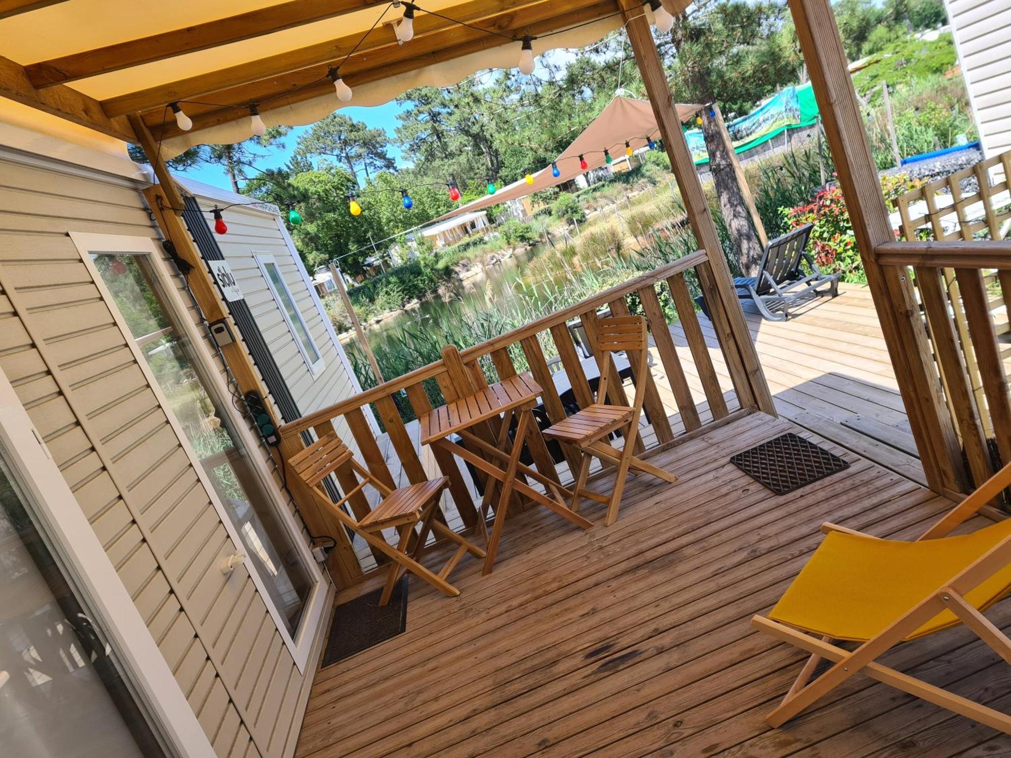 Mobil Home Lege Cap Ferret Camping 4 Etoiles Les Viviers المظهر الخارجي الصورة